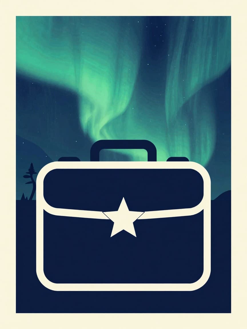 Canadian work permit illustration
